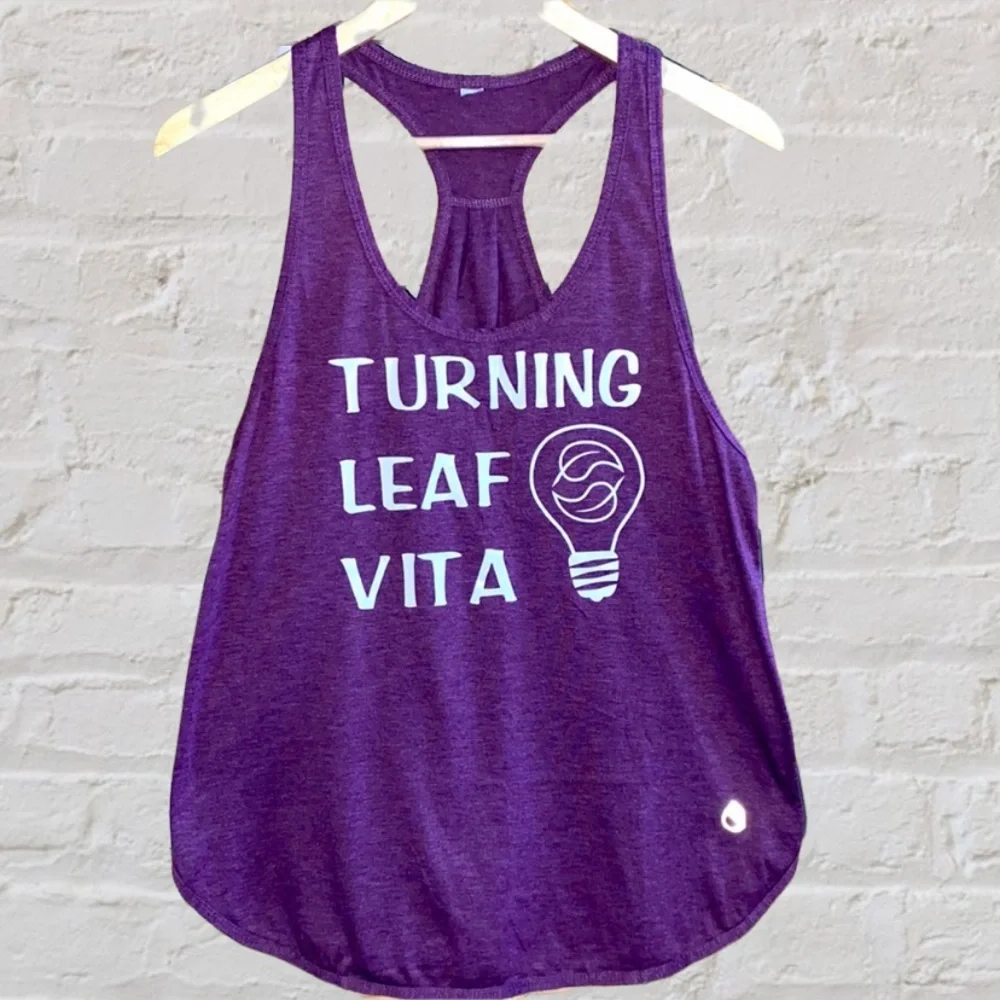 SOLD! ❌ Purple Vita Racerback Tank Top Activewear Workout